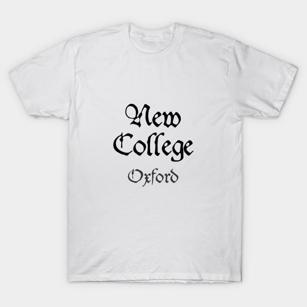 Oxford New College College Medieval University T-Shirt by RetroGeek